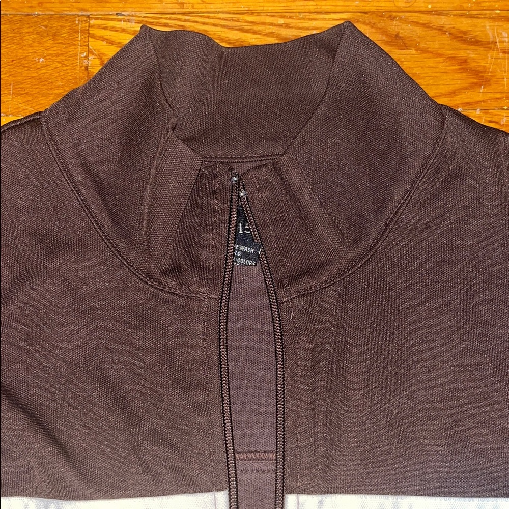 SF415 Men's Lightweight Brown Jacket with Stripes - Picture 4 of 10